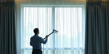 Commercial drapes cleaning service wellington-point hotels offices